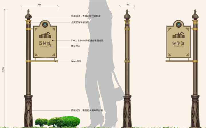 地产楼宇标识系统-楼宇标识系统